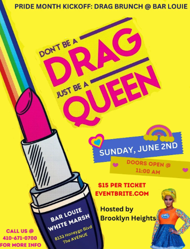 Pride Month Kickoff: Drag Brunch at Bar Louie