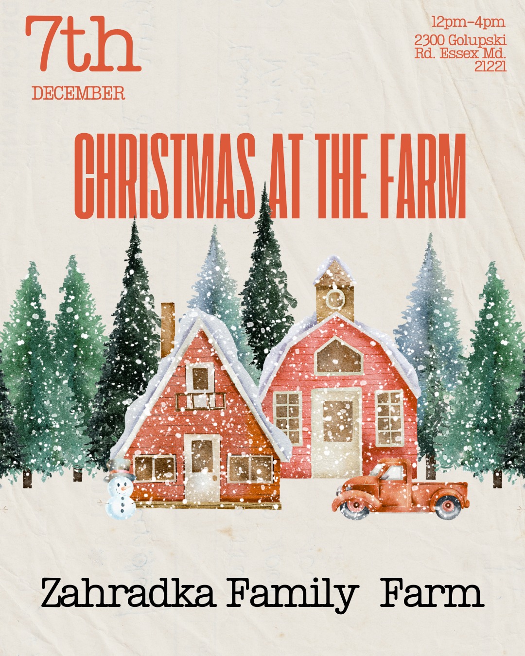 Christmas at The Zahradka Farm