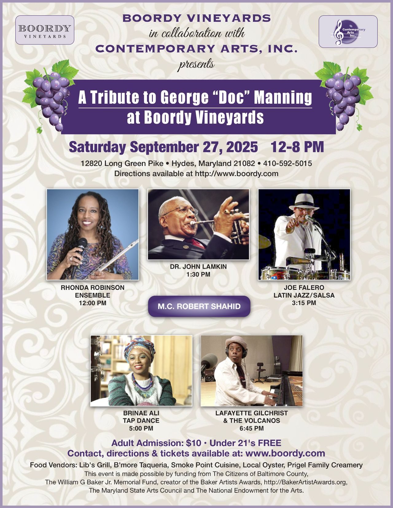 Fall Jazz Festival at Boordy