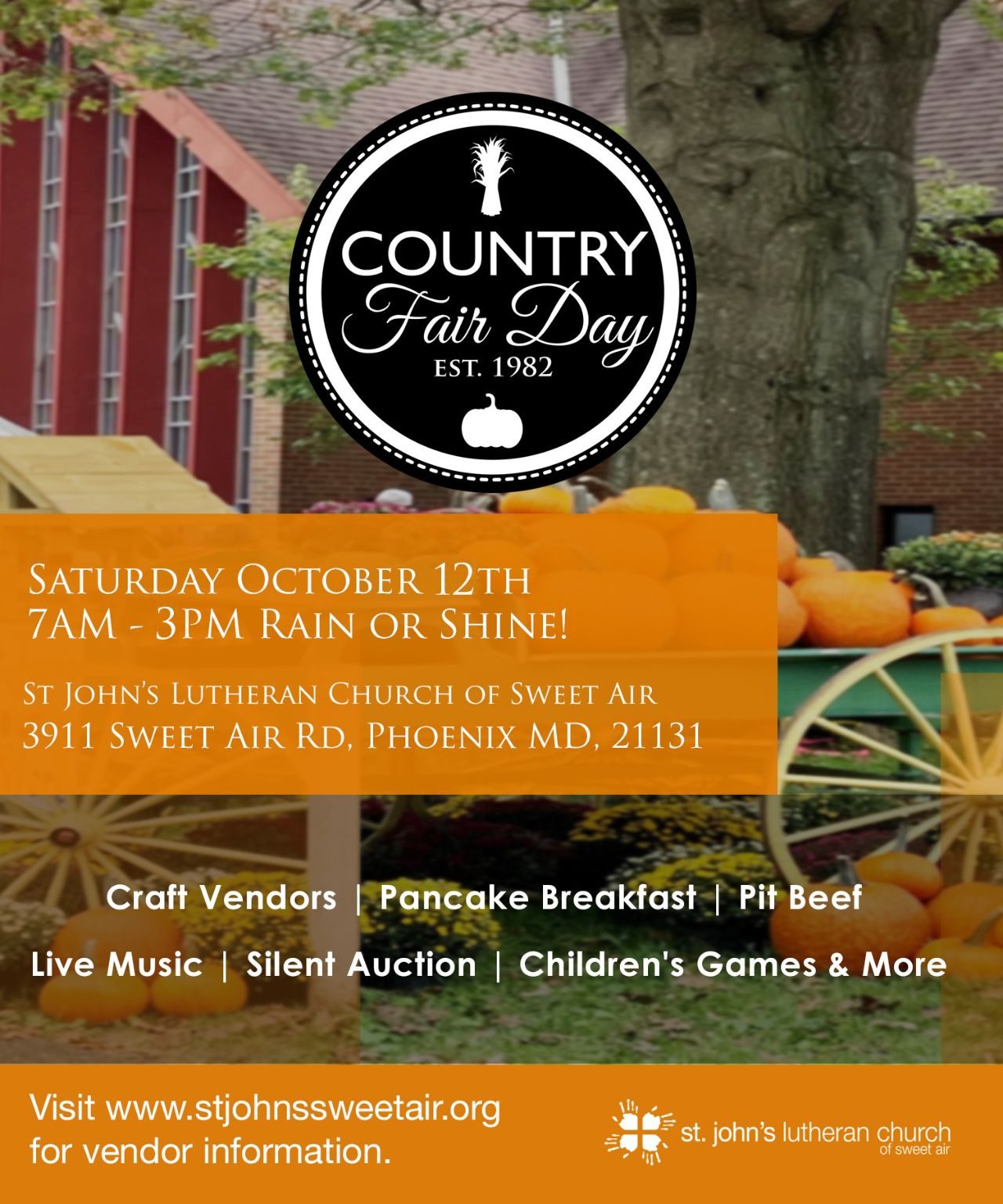 Country Fair Day at St. John’s Lutheran Church in Sweet Air