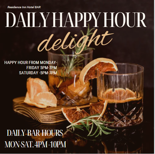 Residence Inn Daily Happy Hour!