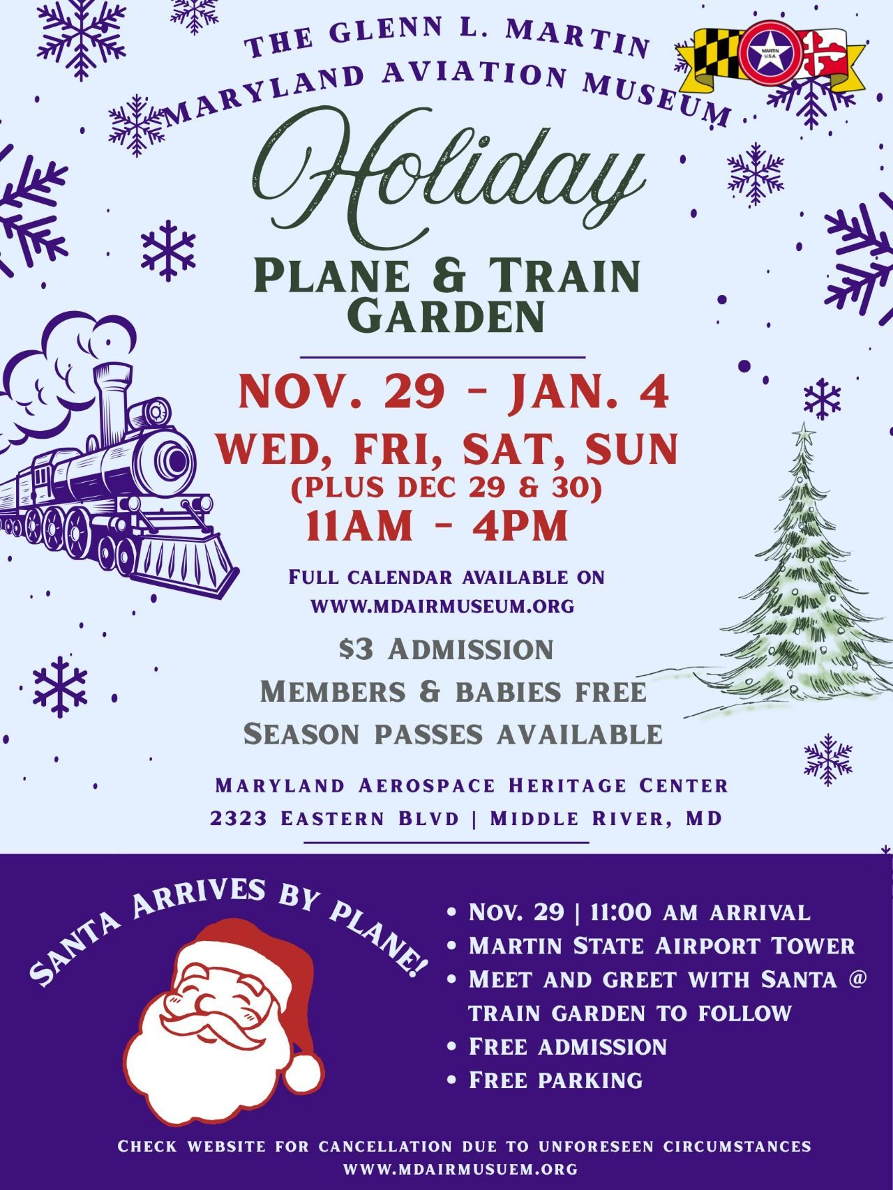 Holiday Plane and Train Garden