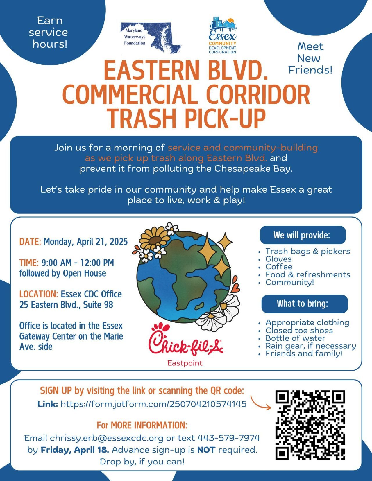 Eastern Blvd. Commercial Corridor Trash Pick-Up