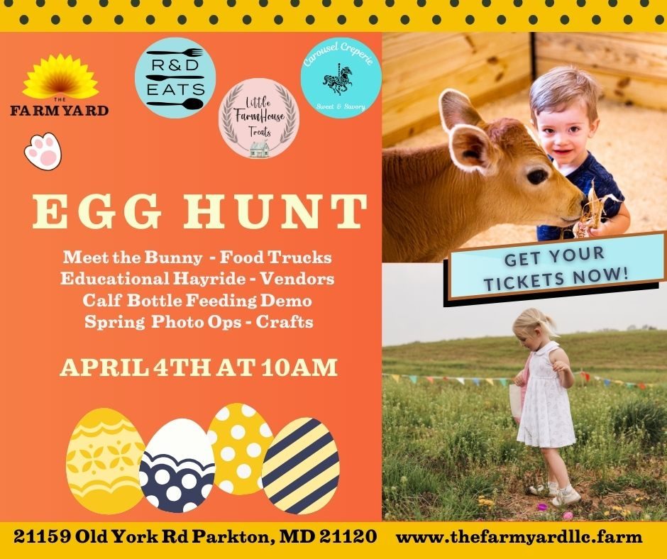 4/4 – Easter Egg Hunt at The Farmyard