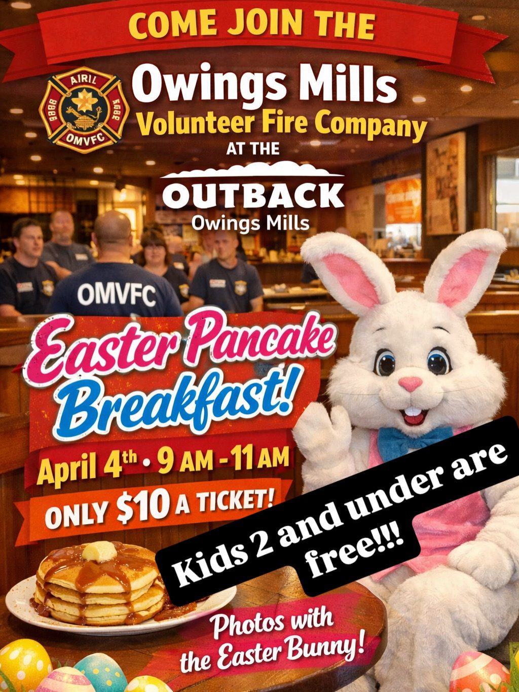 Owings Mills Volunteer Fire Company Pancake Breakfast