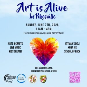 Art is Alive in Pikesville – Arts & Crafts Festival