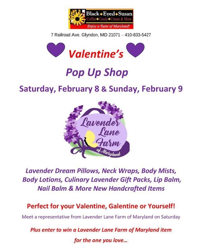Valentine’s Pop Up Shop