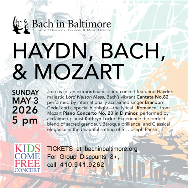 Bach in Baltimore performs Haydn, Bach & Mozart