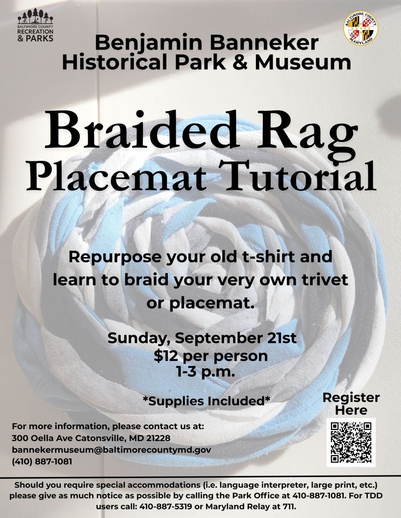 Braided Rag Placemat Tutorial
