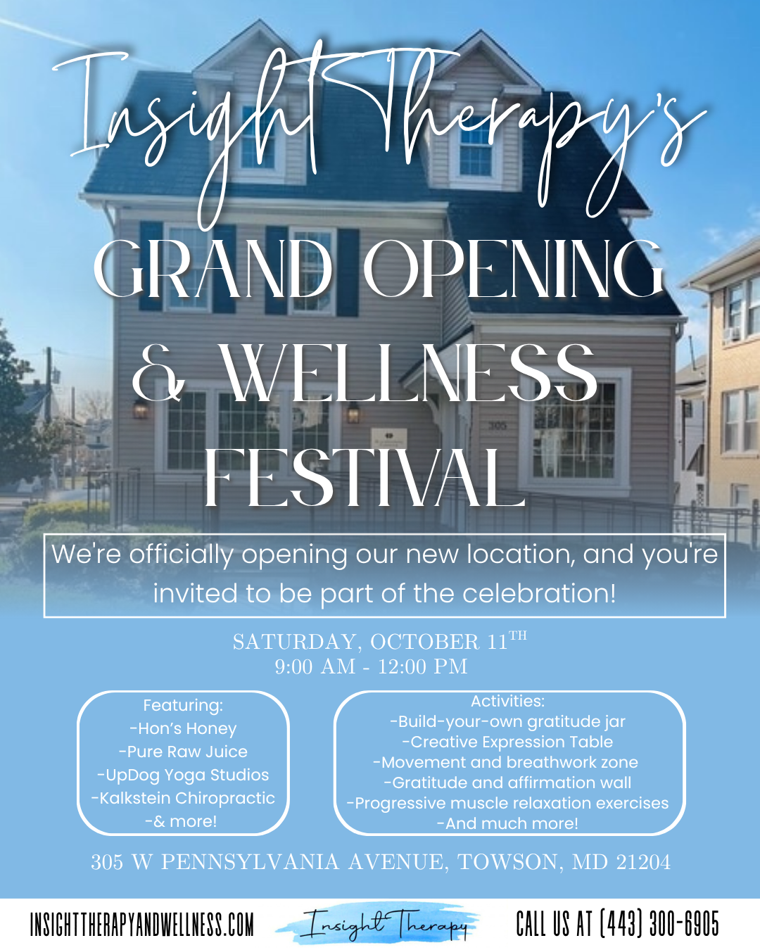 Insight Therapy & Wellness Festival – Free Community Event