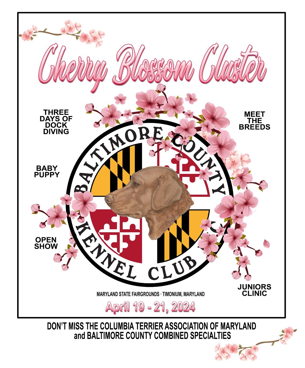 Cherry Blossom Cluster Dog Shows
