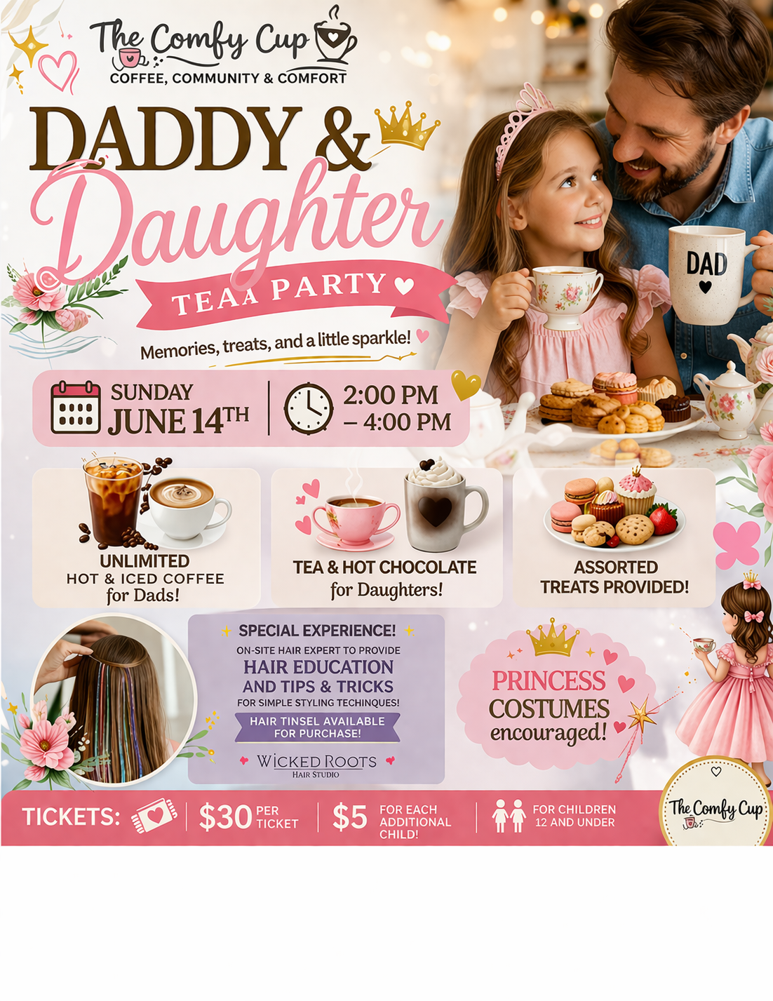 Teacups & Tiaras – Daddy Daughter Tea Party!