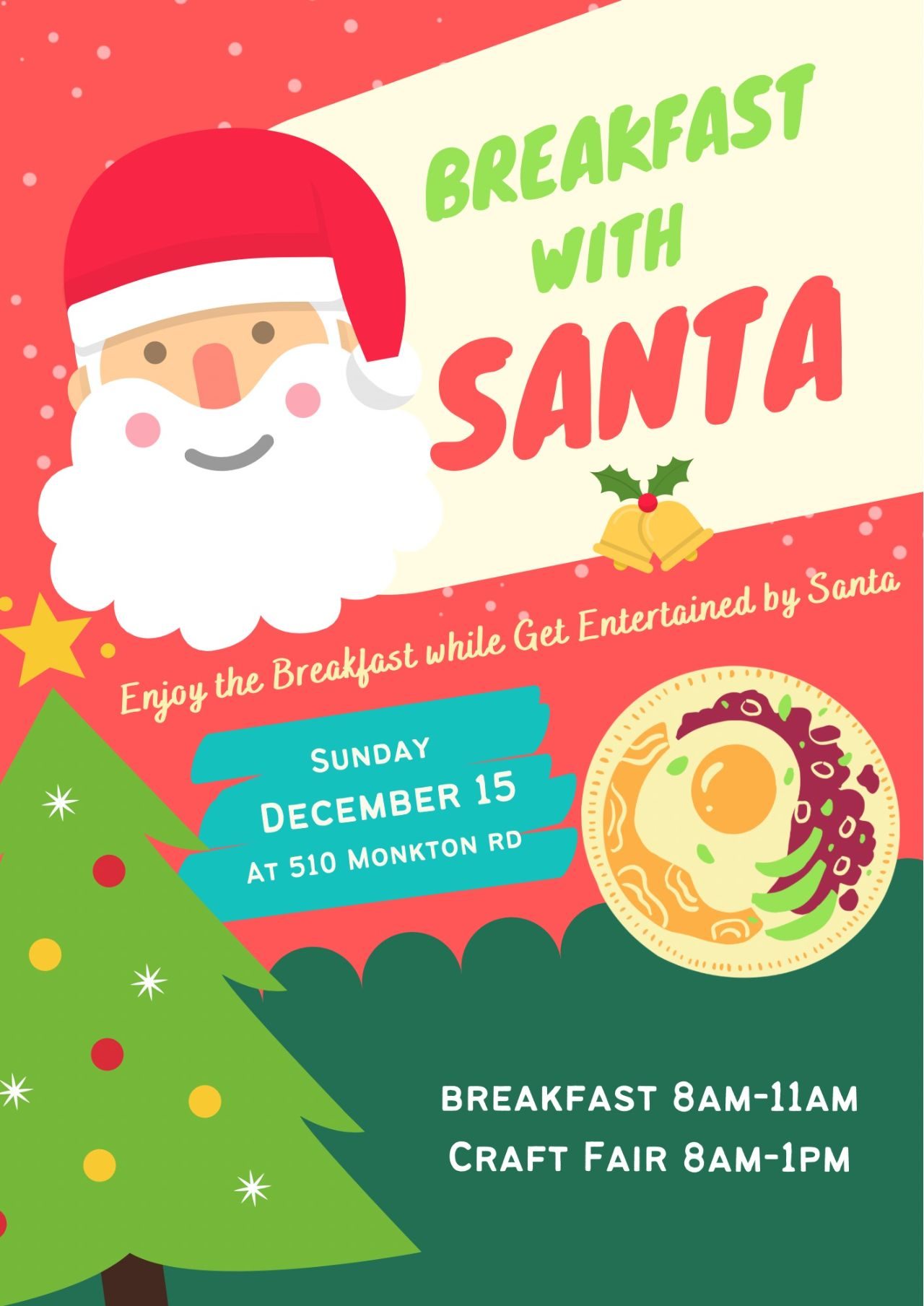 Breakfast with Santa & Craft Fair