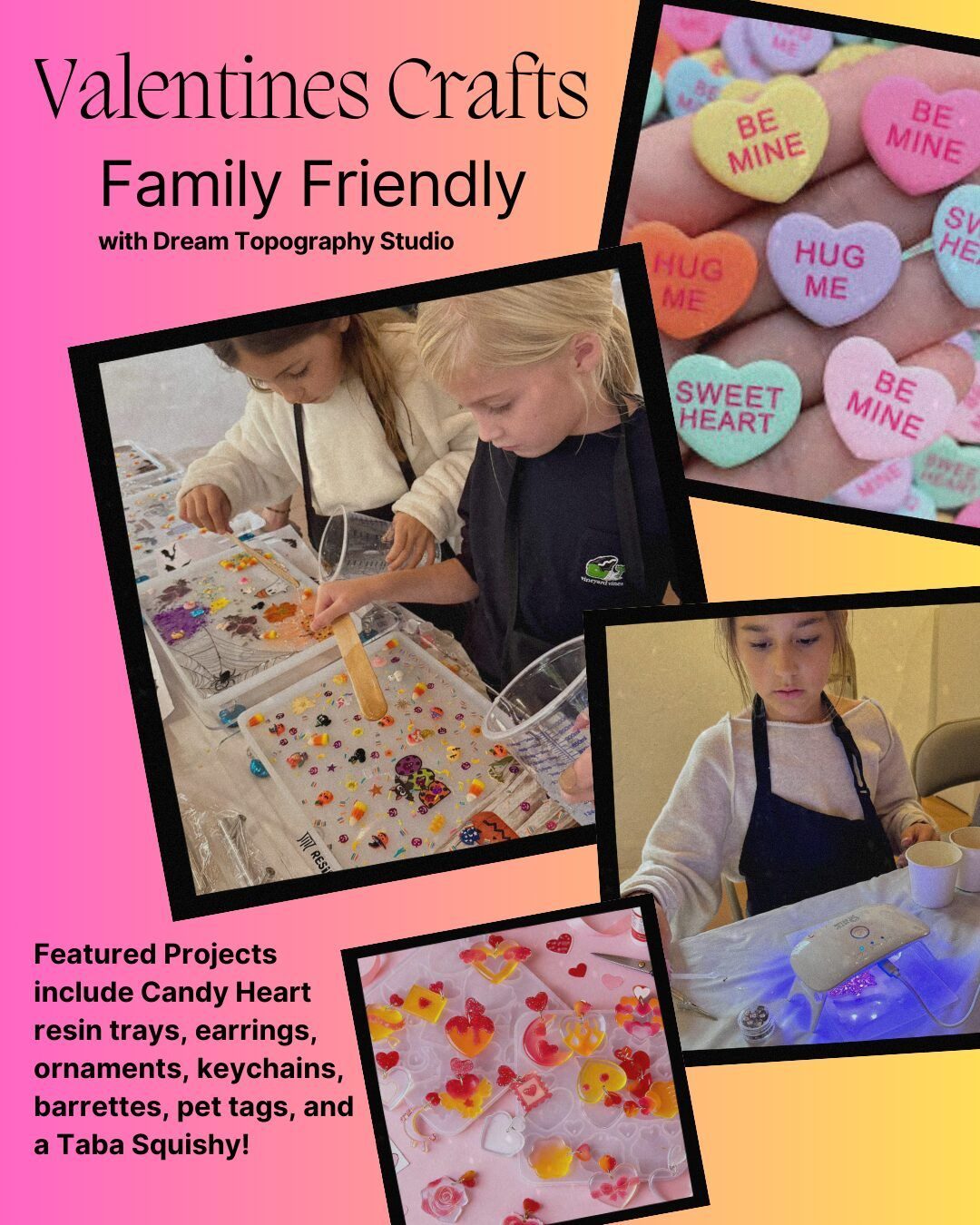 Valentine Resin Crafts (Family Friendly) with Dream Topography