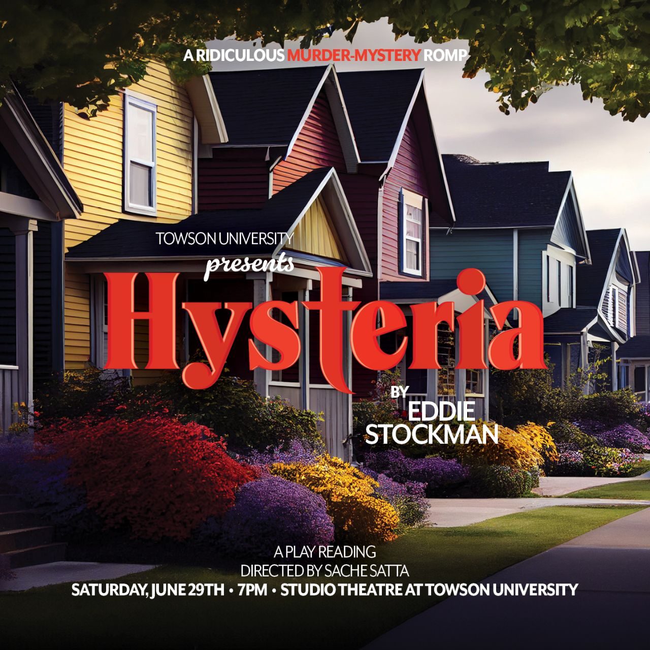 Hysteria by Eddie Stockman – A New Play Reading