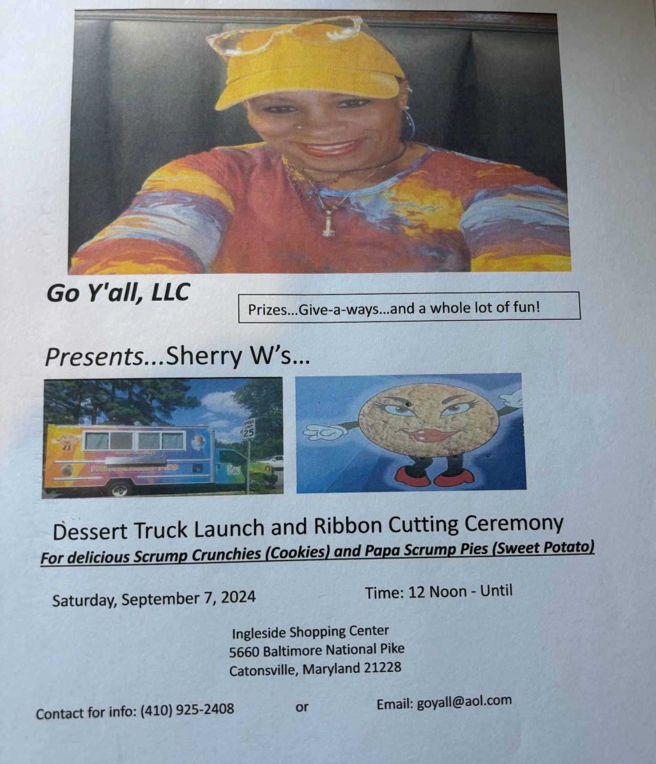 Go Y’all Dessert Truck Launch