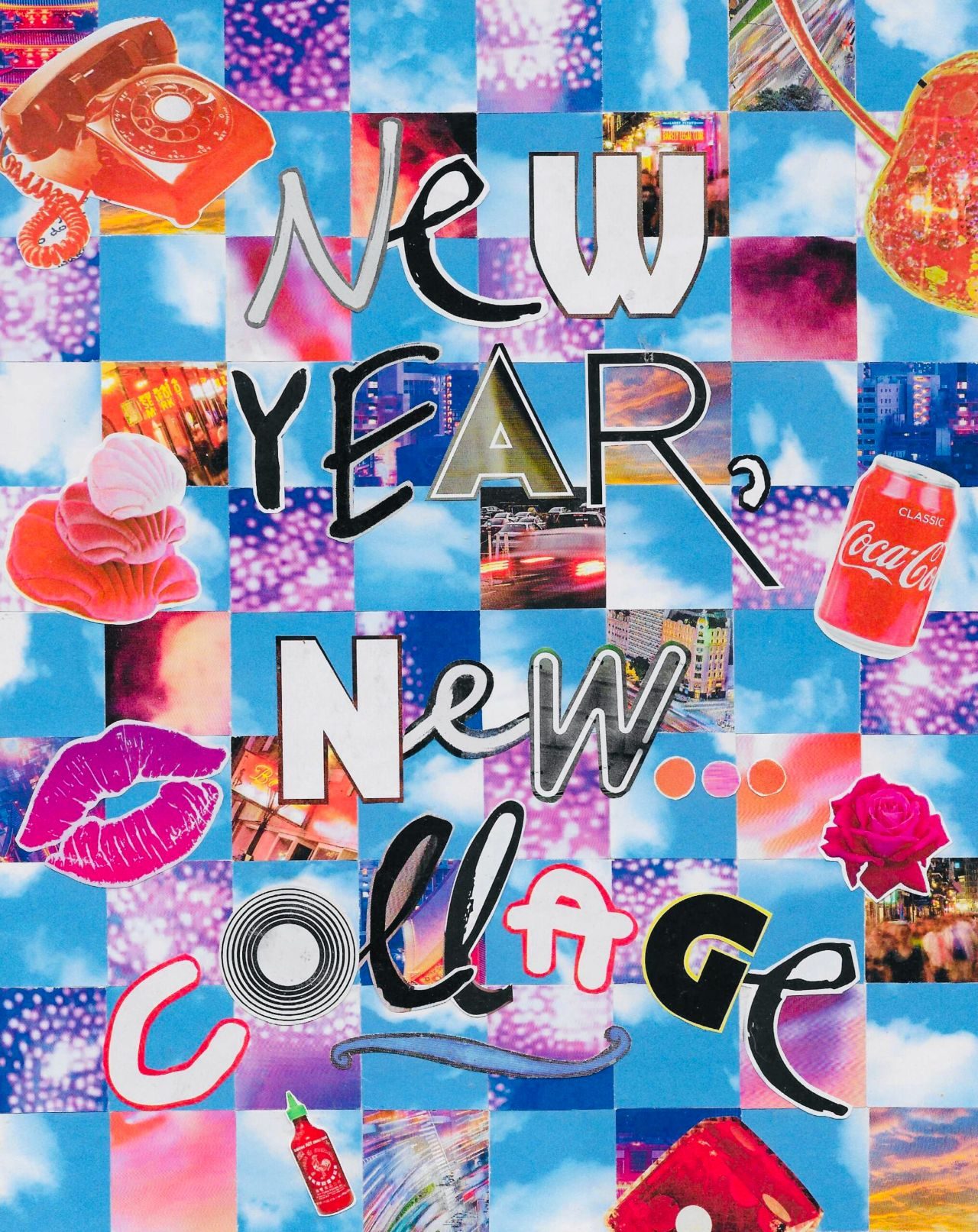 New Year, New… Collage! with Sky Queen Studio