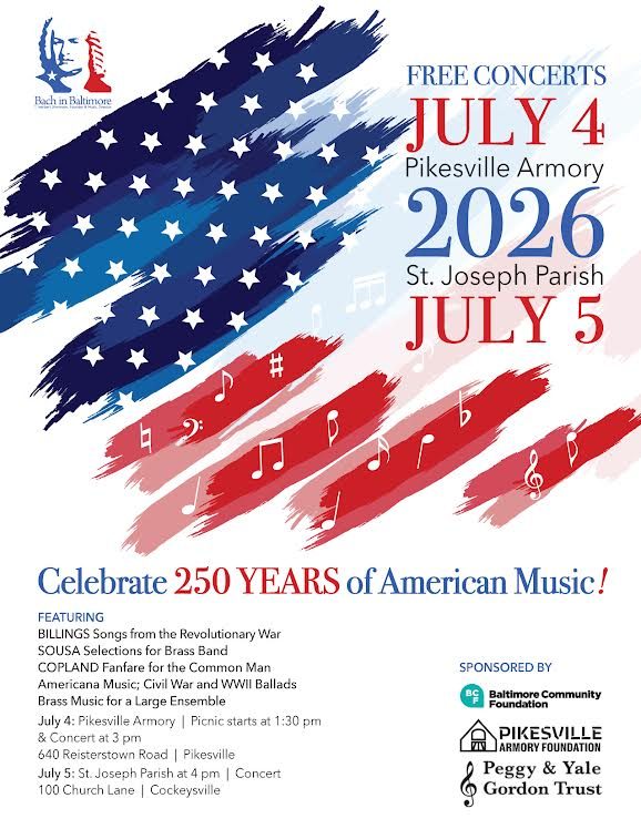 Celebrate 250 Years of American Music with Bach in Baltimore!
