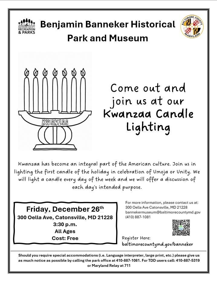 Kwanzaa Candle Lighting