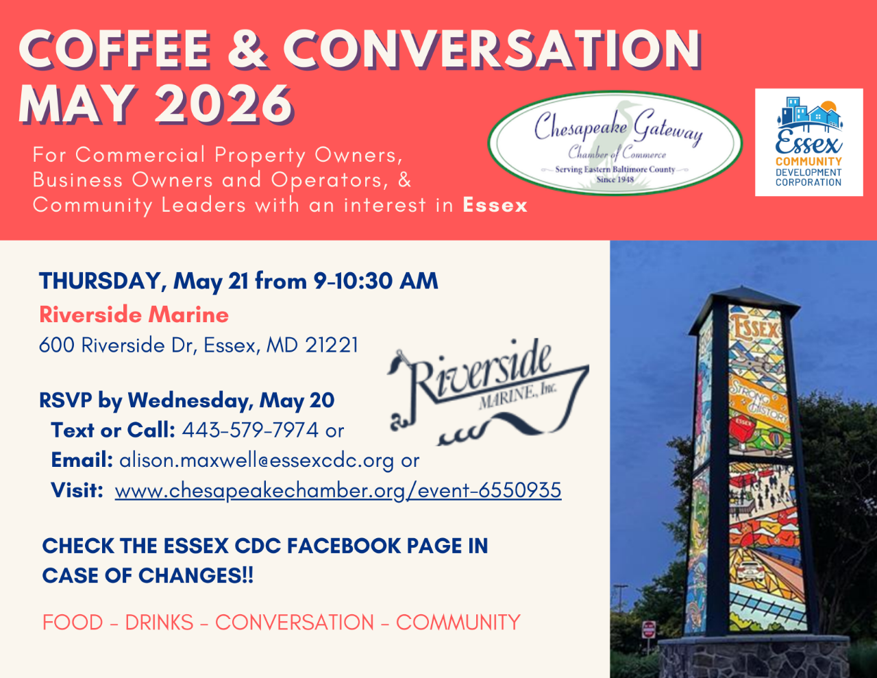 May Coffee and Conversation