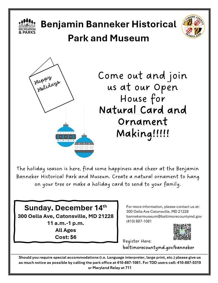 Open House with Card and Ornament Crafts