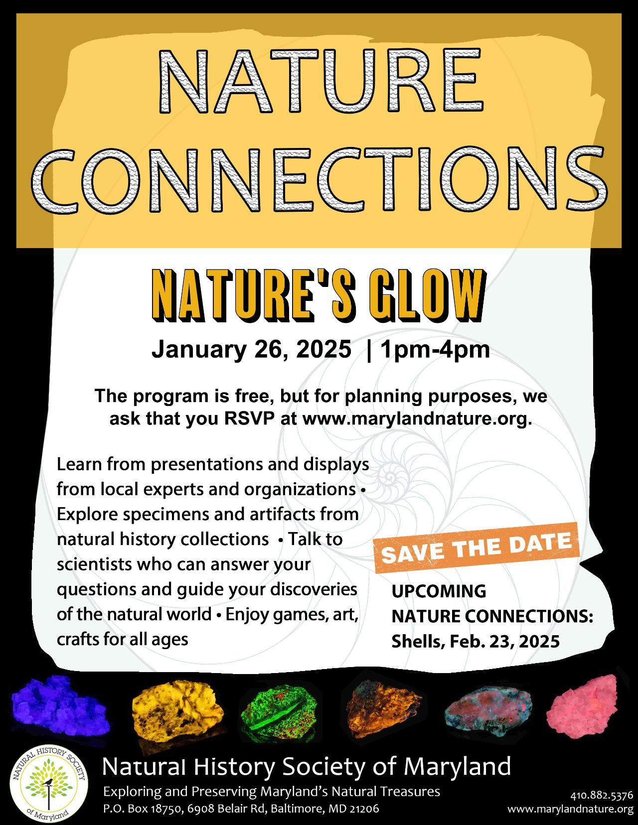 Nature Connections: Nature’s Glow