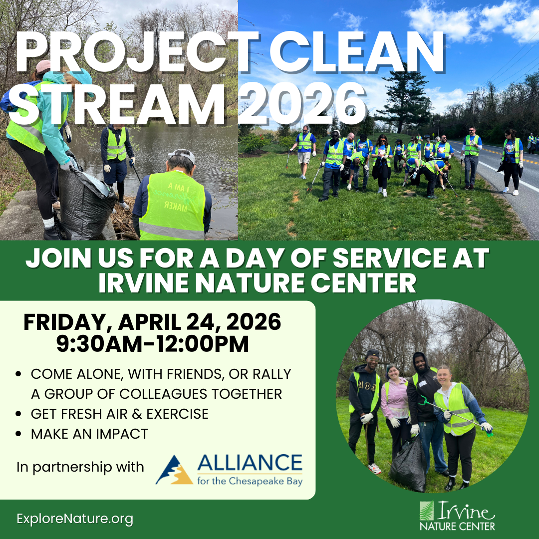 Project Clean Stream 2026 at Irvine Nature Center
