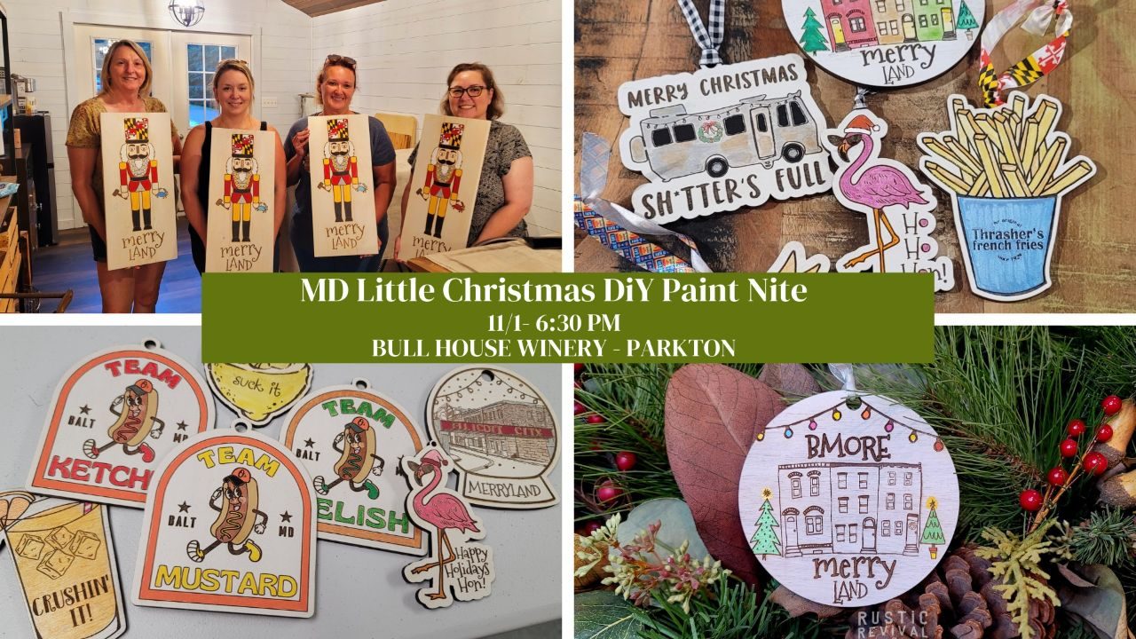 Maryland Little Christmas Paint Night in Parkton