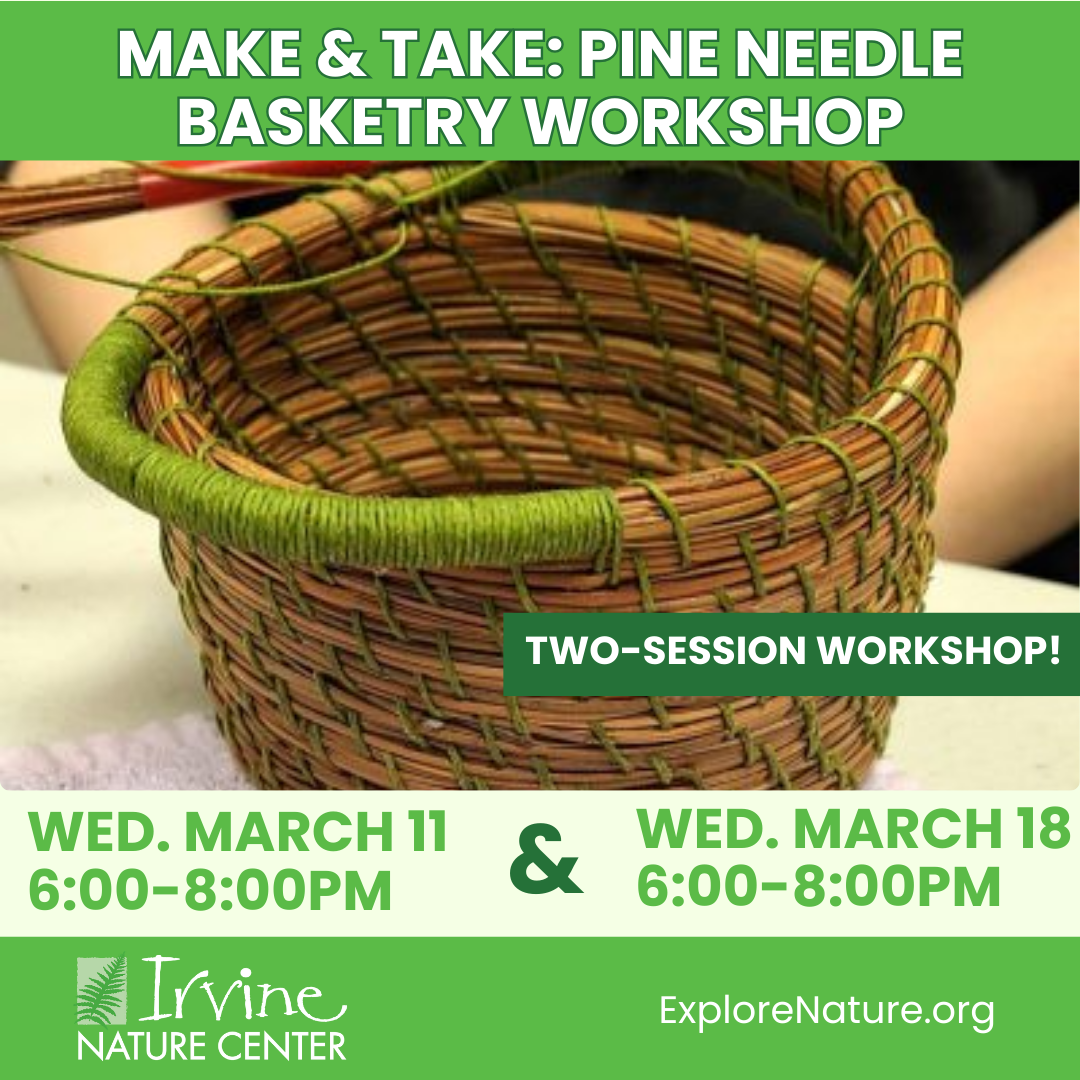 Make & Take: Pine Needle Basketry Workshop at Irvine Nature Center
