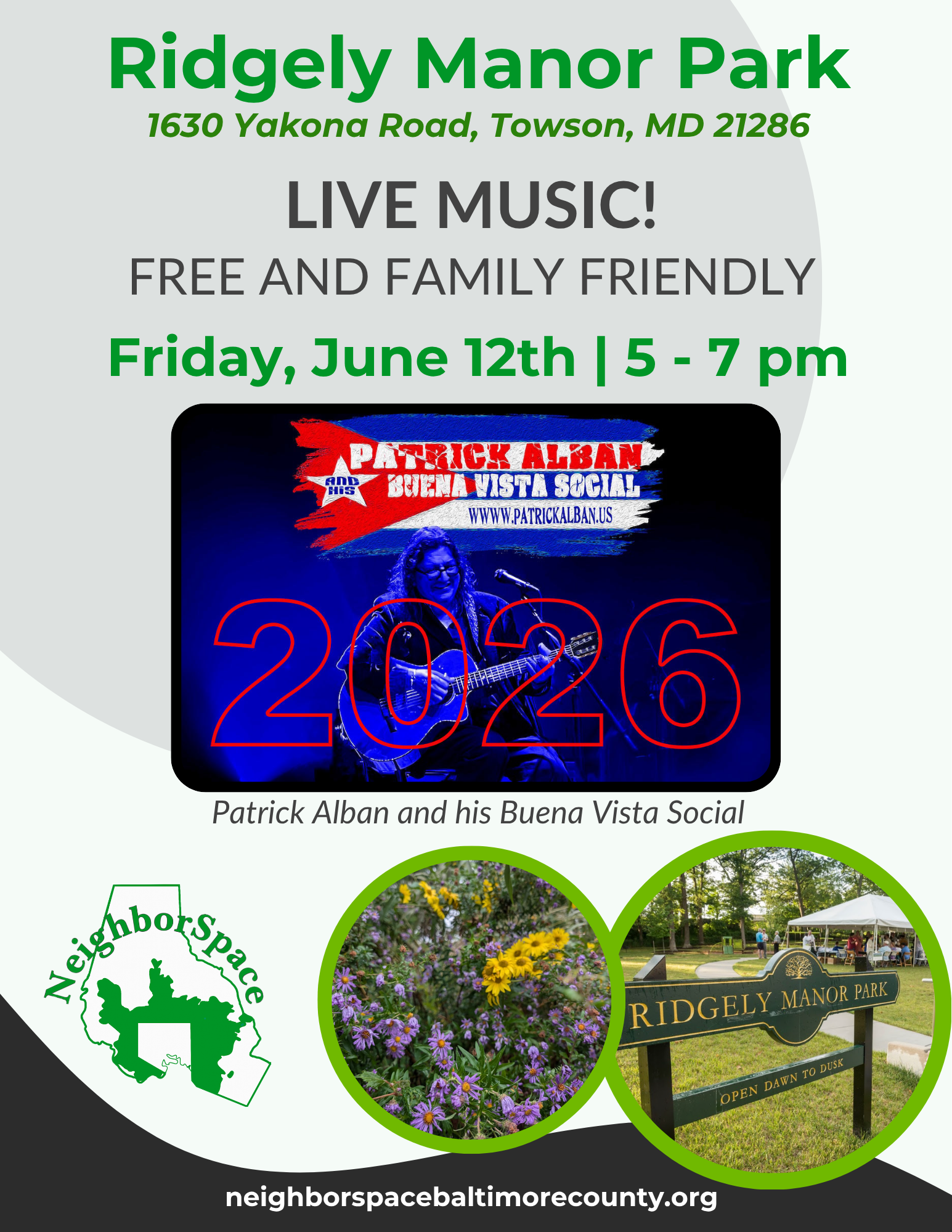 Live Music at Ridgely Manor Park