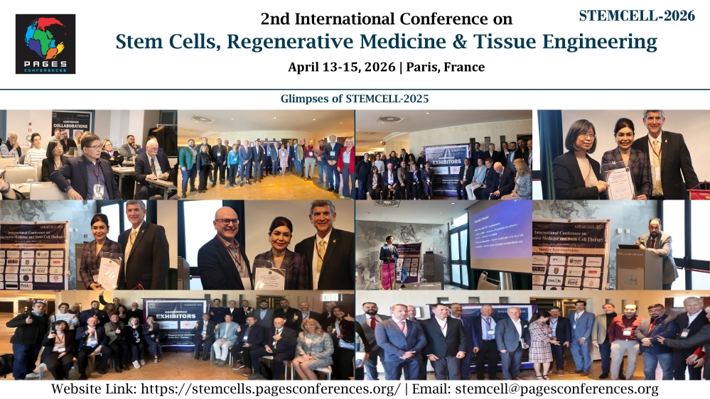 2nd International Conference on Stem Cells, Regenerative Medicine & Tissue Engineering