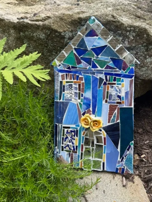 Intro to Stained Glass Mosaics: Create Your Own Mosaic House