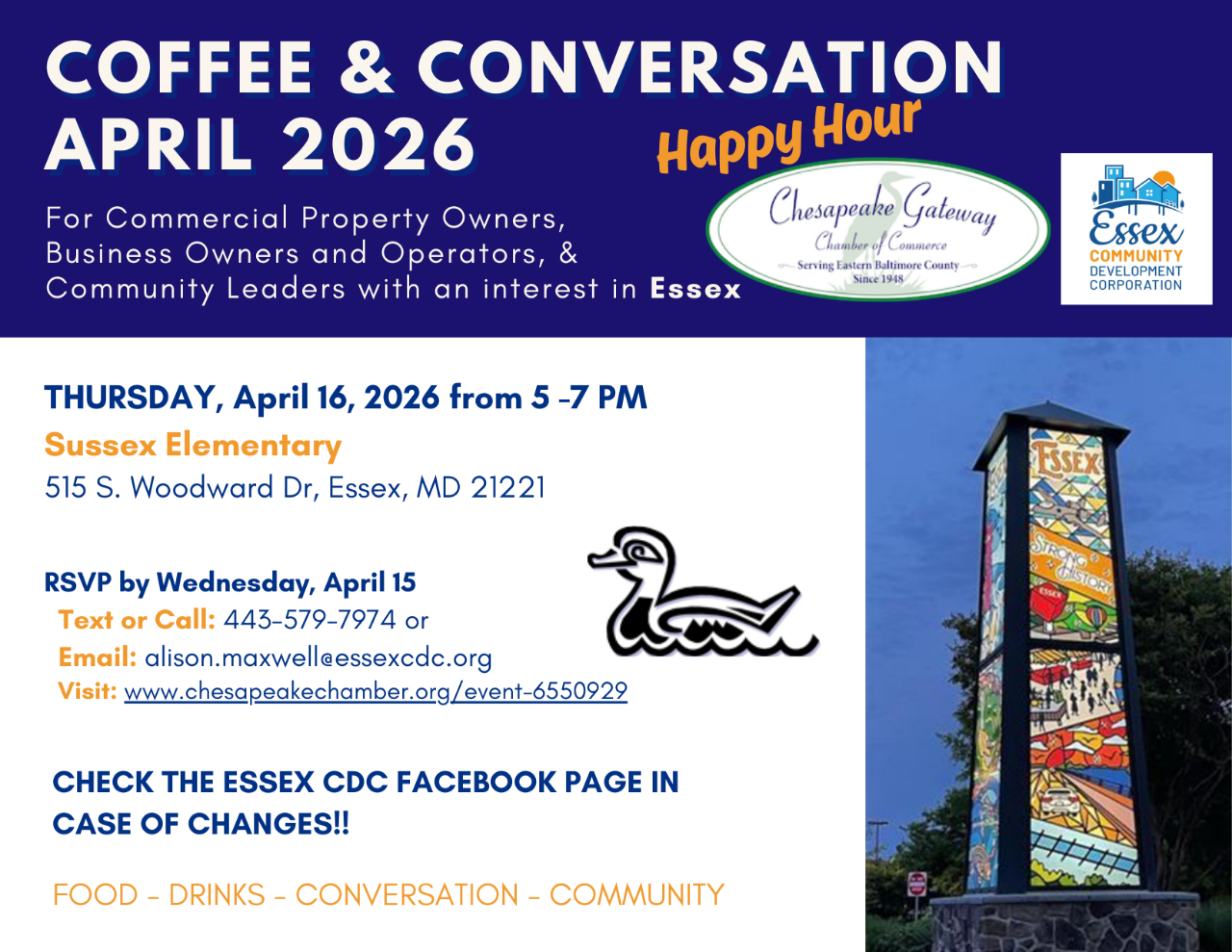 April Coffee and Conversation