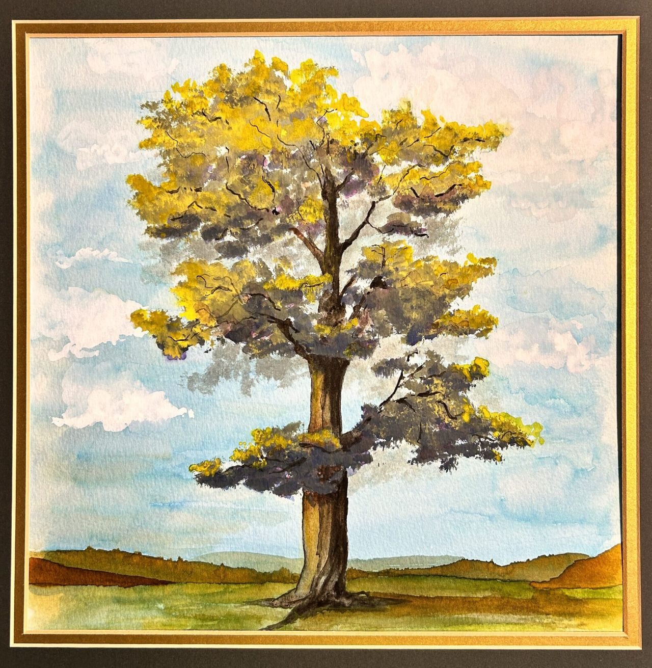 Paint Mix-Up! Watercolor and Acrylic Trees with Kas Rohm
