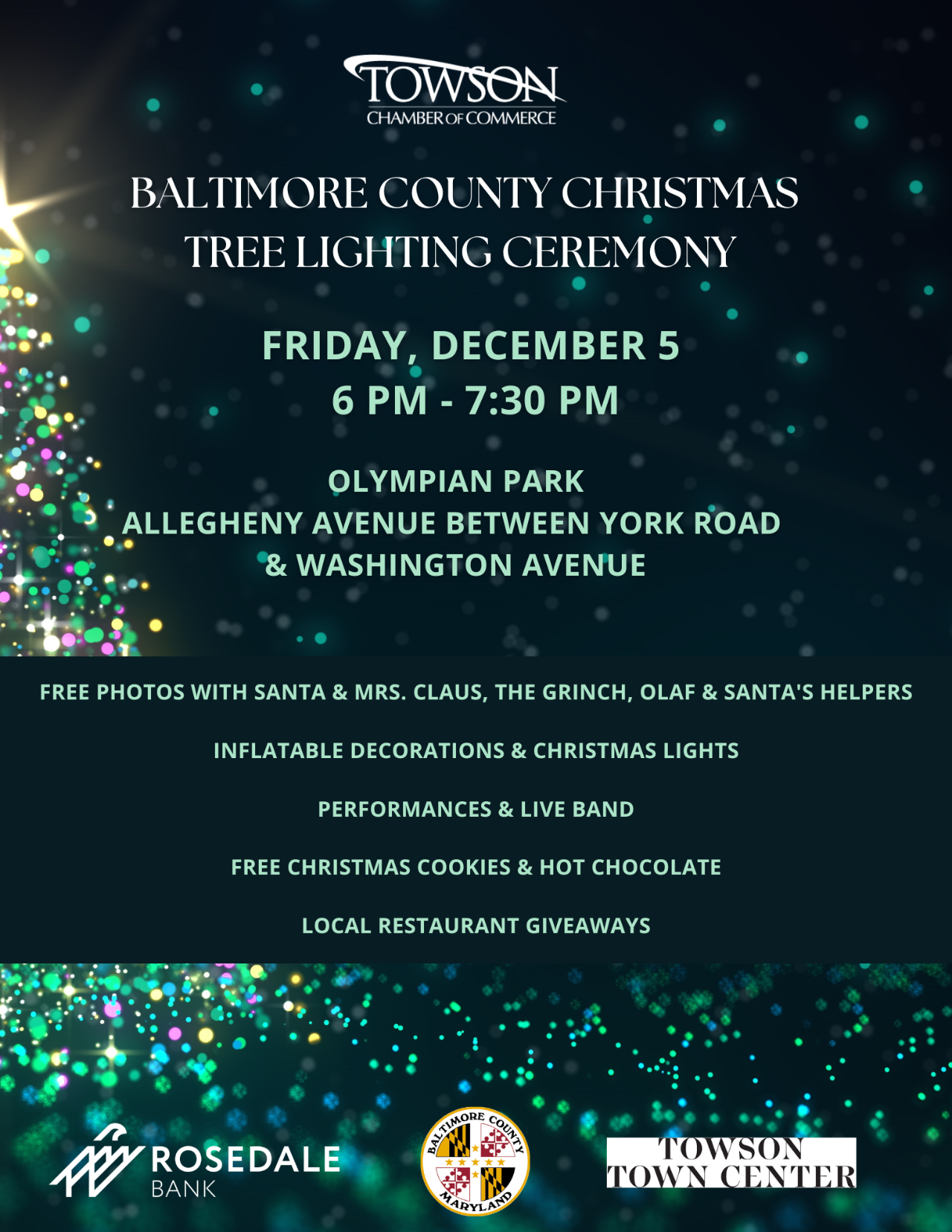 Baltimore County Christmas Tree Lighting Ceremony