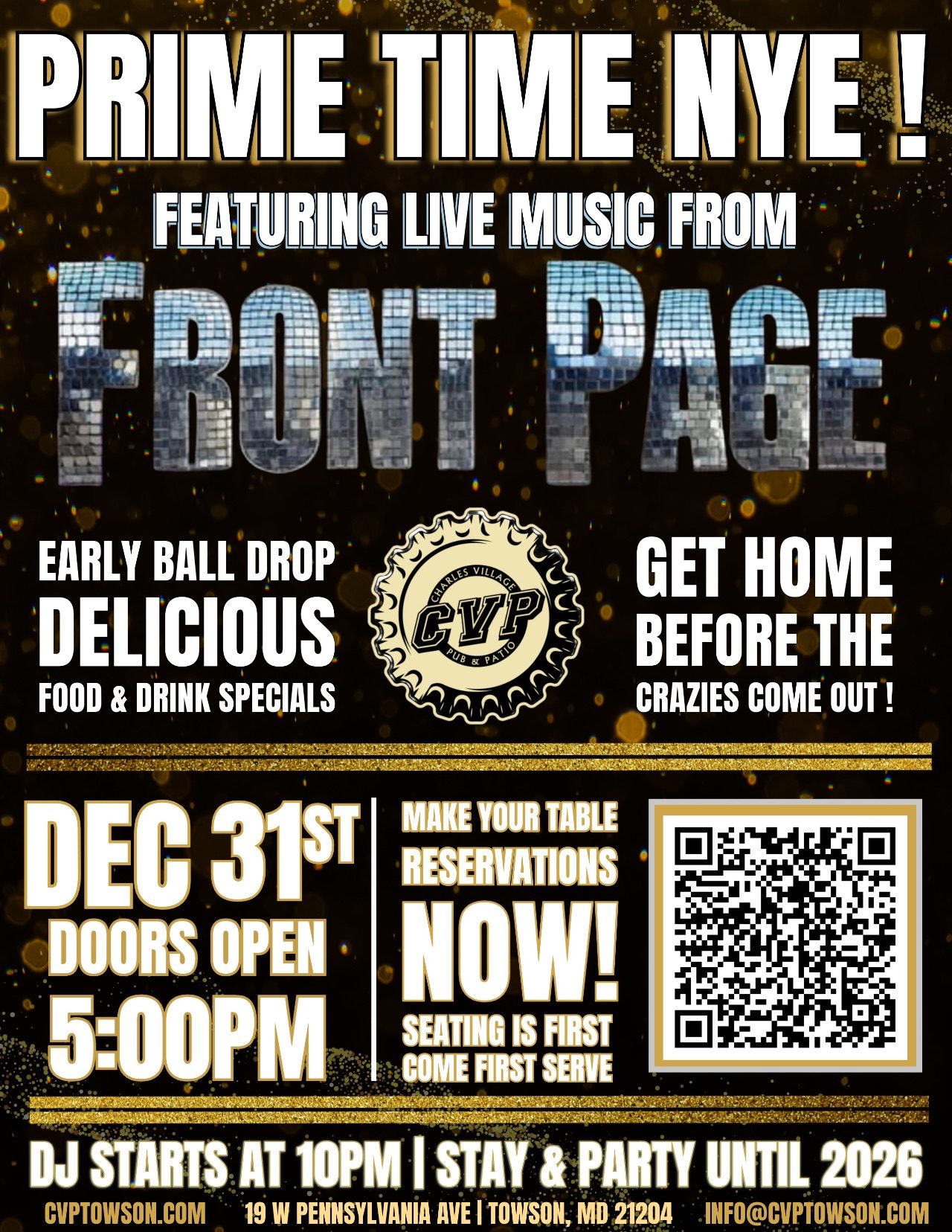 Prime Time NYE | Live Music Performance from FrontPage