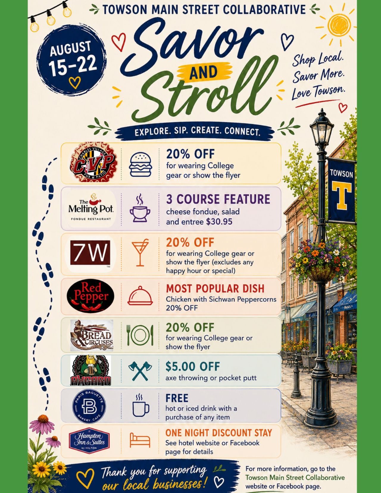 Savor and Stroll