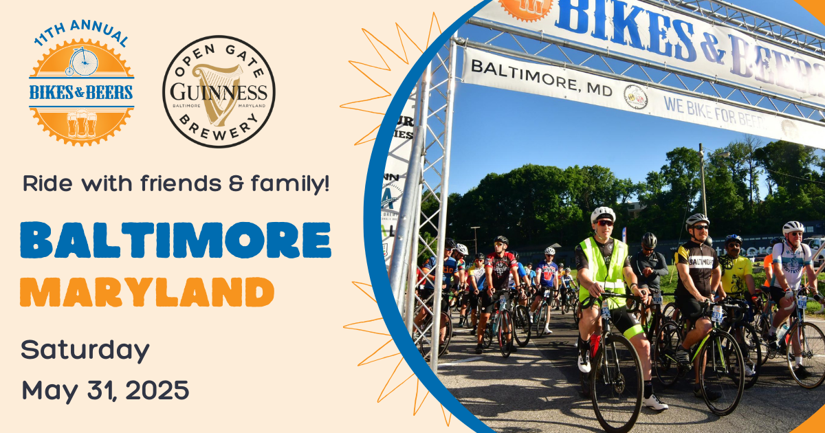Bikes & Beers Baltimore Hosted by Guinness Brewery