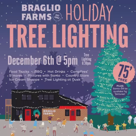 Holiday Tree Lighting at Braglio Farms
