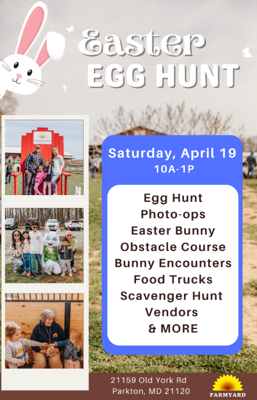 Egg Hunt & Spring Opening at The Farmyard
