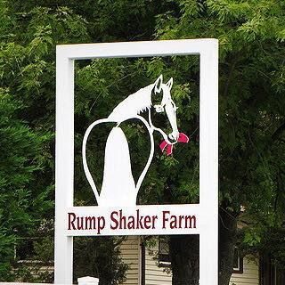 Santa Visits the Horses at Rump Shaker Farm